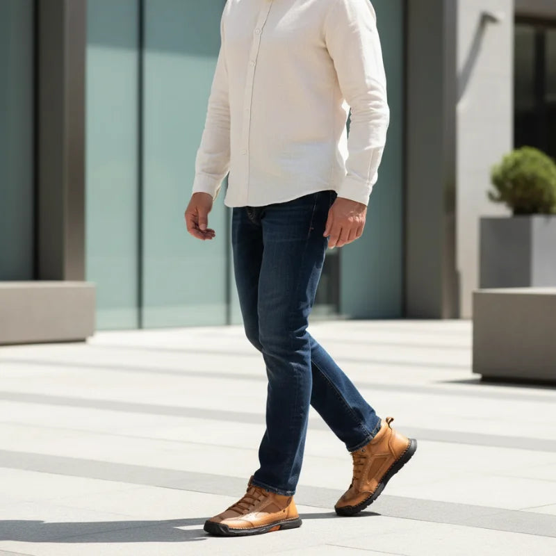Sapatos Masculinos de Couro  Elegância e Conforto Durável