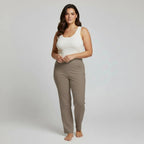 Pantalona Feminina Stretch Confortável Cintura Alta - Diversas Cores