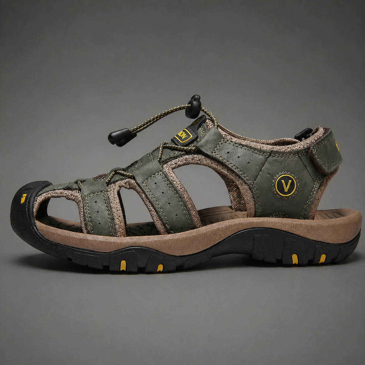 Sandália Adventure Pro Conforto Masculina Resistente Respirável Anatômica