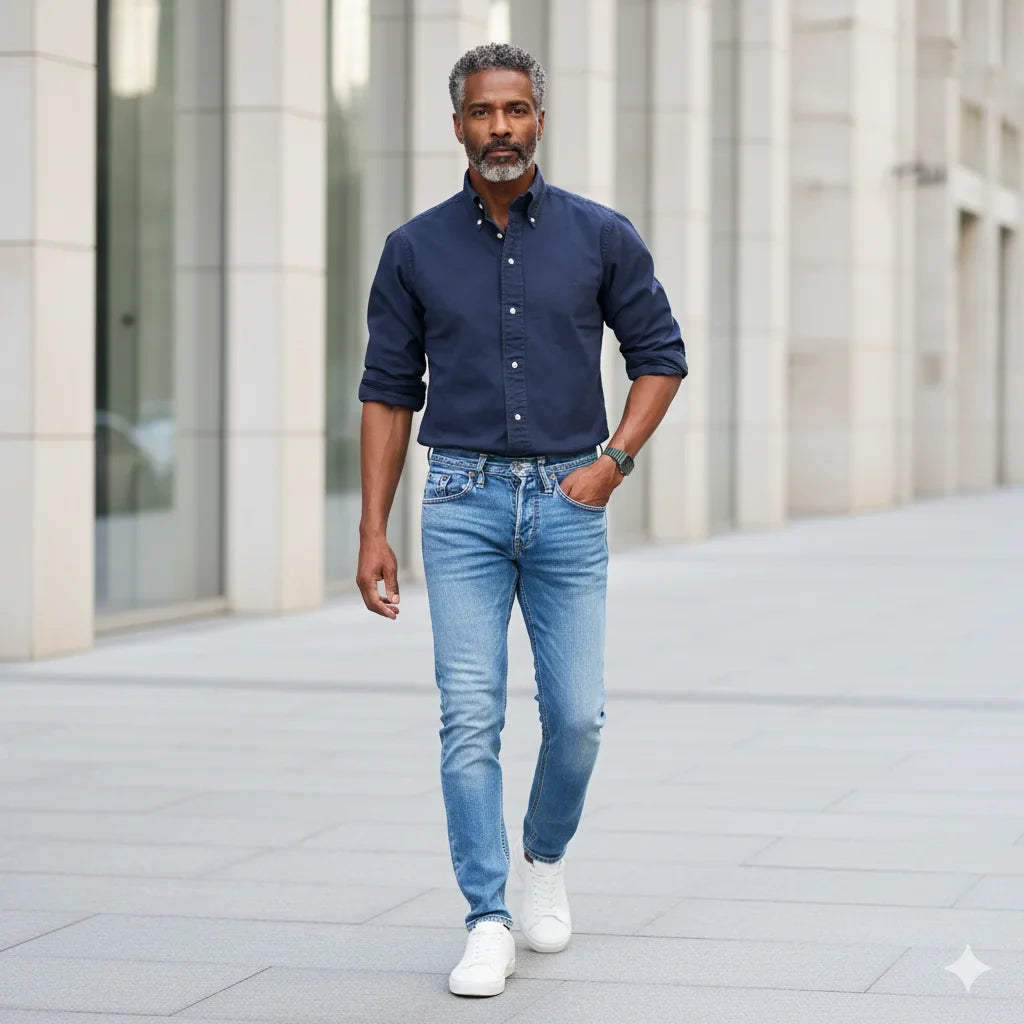 Camisa Masculina de Linho Premium Lancastel Confortável e Elegante Slim Fit